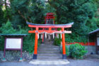 建勲神社の鳥居と階段